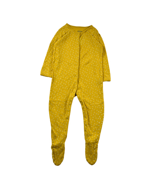 A Yellow Long Sleeve Jumpsuits from Mamas & Papas in size 12-18M for neutral. (Front View)