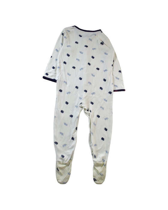 A White Long Sleeve Jumpsuits from Mamas & Papas in size 12-18M for boy. (Back View)