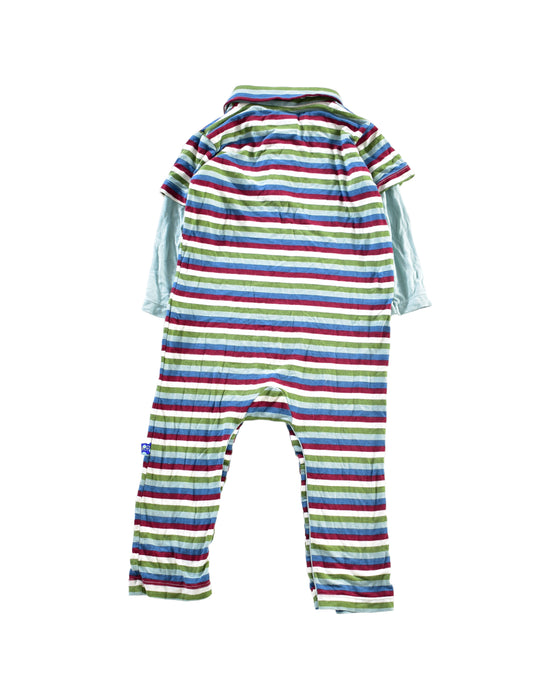 A Multicolour Long Sleeve Jumpsuits from KicKee Pants in size 12-18M for boy. (Back View)