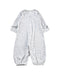 A Grey Long Sleeve Jumpsuits from Kissy Kissy in size 0-3M for neutral. (Back View)