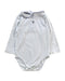 A White Long Sleeve Bodysuits from Jacadi in size 6-12M for boy. (Front View)