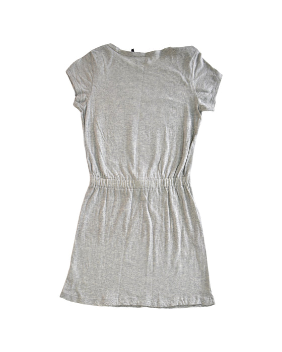 A Grey Short Sleeve Dresses from IKKS in size 10Y for girl. (Back View)