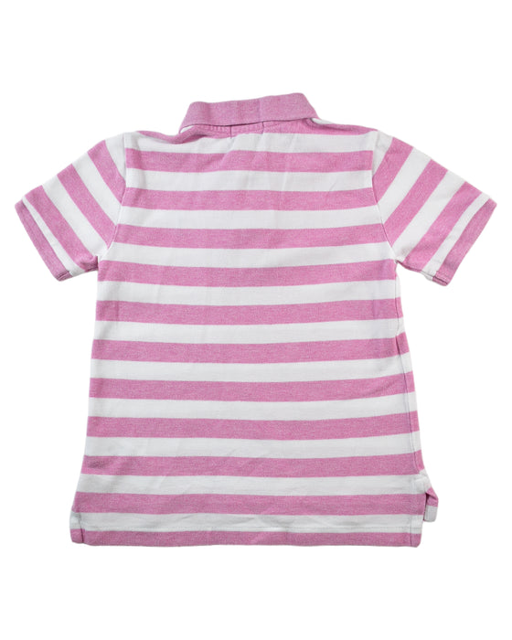 A Pink Short Sleeve Polos from Polo Ralph Lauren in size 4T for boy. (Back View)
