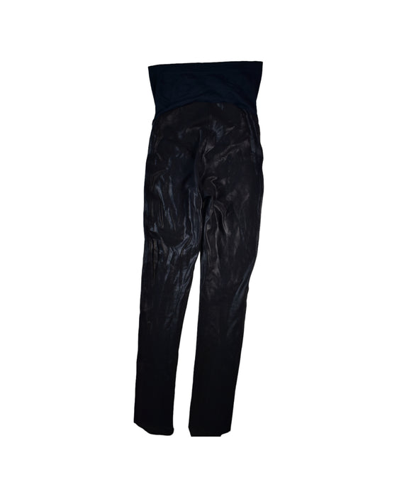 A Blue Leggings from Spanx in size M for maternity. (Back View)