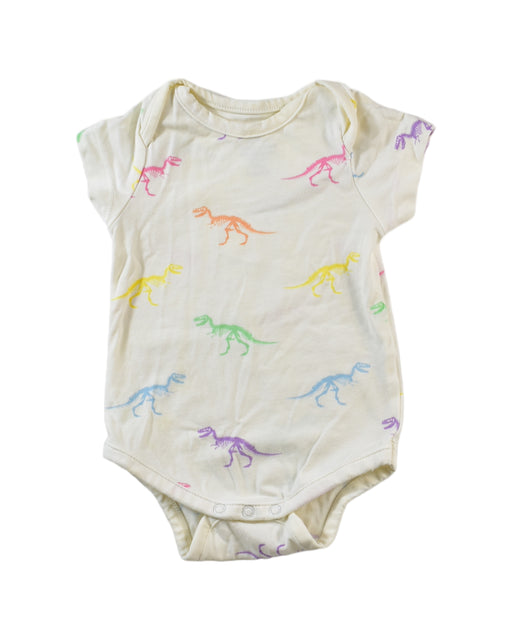 A White Short Sleeve Bodysuits from Monica + Andy in size 0-3M for boy. (Front View)