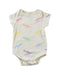 A White Short Sleeve Bodysuits from Monica + Andy in size 0-3M for boy. (Front View)