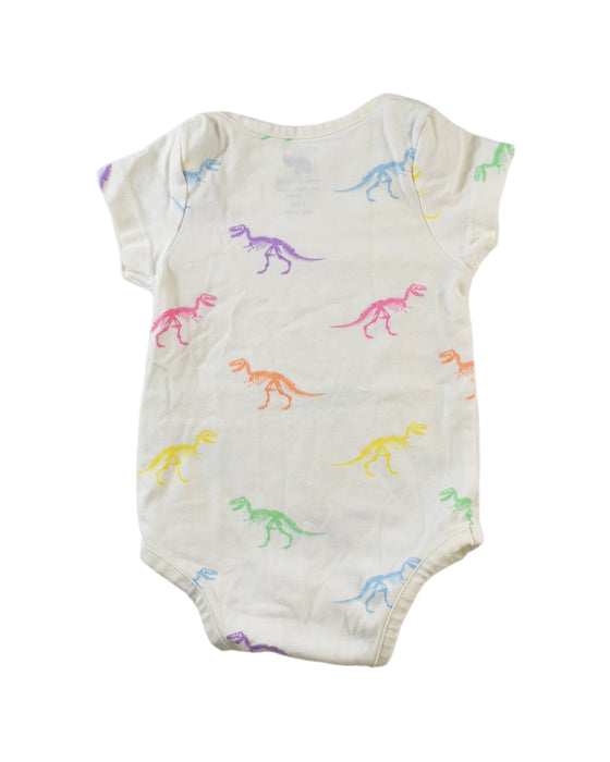 A White Short Sleeve Bodysuits from Monica + Andy in size 0-3M for boy. (Back View)