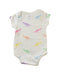 A White Short Sleeve Bodysuits from Monica + Andy in size 0-3M for boy. (Back View)