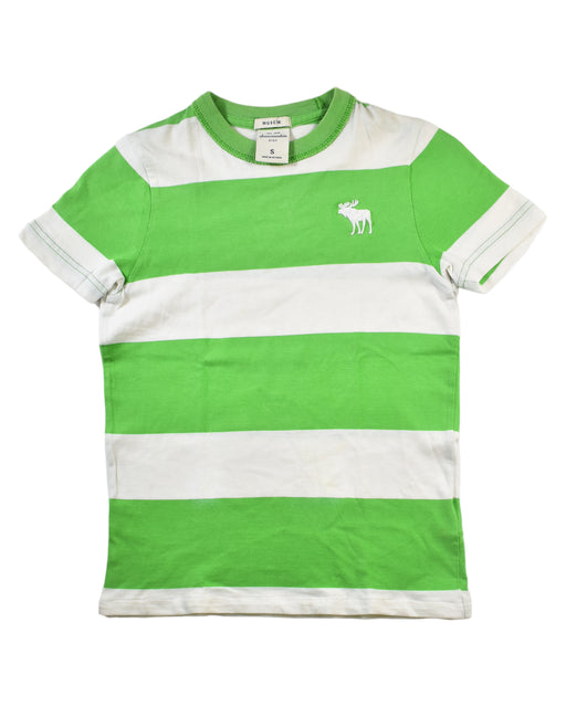 A White Short Sleeve T Shirts from Abercrombie  in size 10Y for neutral. (Front View)