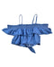 A Blue Sleeveless Tops from Orchestra in size 12Y for girl. (Back View)