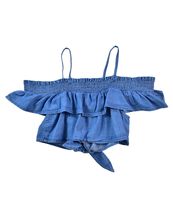 A Blue Sleeveless Tops from Orchestra in size 12Y for girl. (Back View)