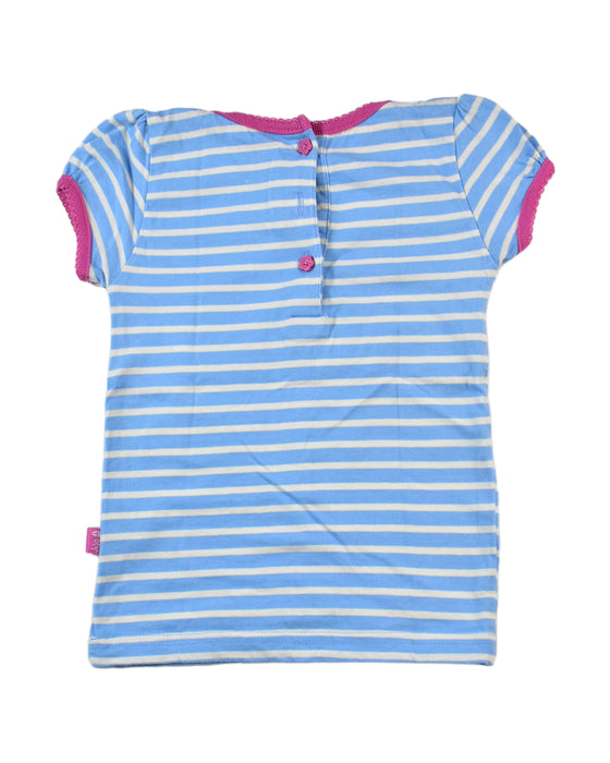 A Blue Short Sleeve Tops from Jojo Maman Bébé in size 2T for girl. (Back View)
