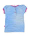 A Blue Short Sleeve Tops from Jojo Maman Bébé in size 2T for girl. (Back View)
