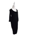 A Black Long Sleeve Dresses from Mamalicious in size L for maternity. (Front View)