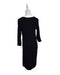 A Black Long Sleeve Dresses from Mamalicious in size L for maternity. (Back View)