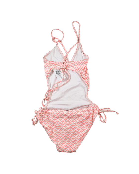 A White Swimsuits from Splendid in size 10Y for girl. (Back View)