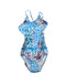 A Blue Swimsuits from Pilyq in size 10Y for girl. (Front View)