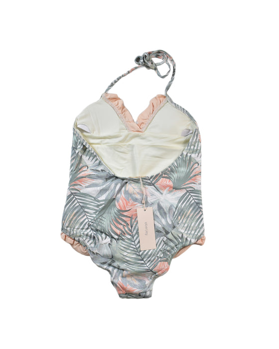 A Green Swimsuits from Eberjey in size 12Y for girl. (Back View)