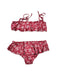 A Red Swim Sets from Eberjey in size 12Y for girl. (Back View)