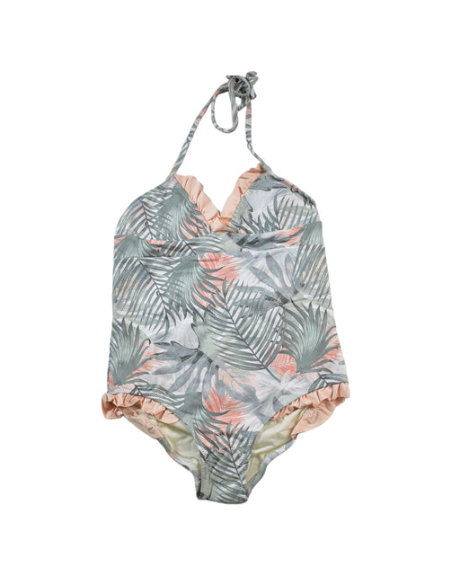 A Green Swimsuits from Eberjey in size 12Y for girl. (Front View)