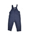 A Blue Long Overalls from La Compagnie des Petits in size 12-18M for boy. (Back View)