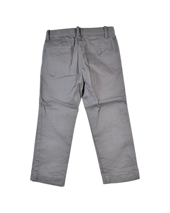 A Grey Casual Pants from Crewcuts in size 4T for boy. (Back View)