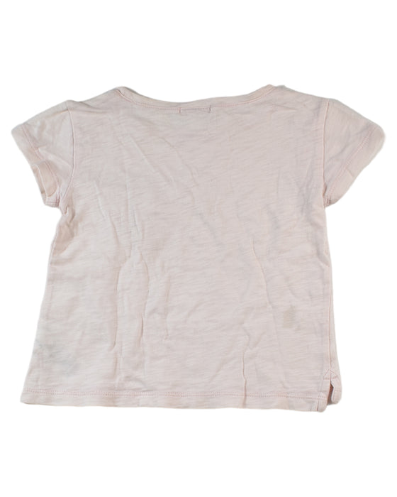 A White Short Sleeve Tops from Joules in size 4T for girl. (Back View)