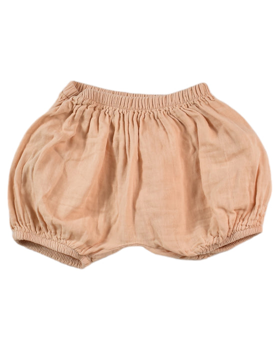 A Beige Bloomers from Poudre Organic in size 6-12M for girl. (Front View)