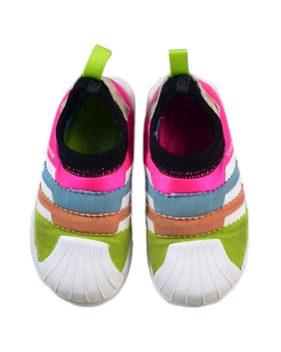A Multicolour Slip Ons from Adidas in size 18-24M for girl. (Back View)
