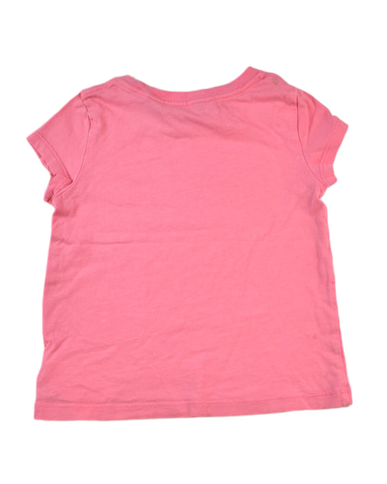 A Pink Short Sleeve T Shirts from Polo Ralph Lauren in size 3T for girl. (Back View)