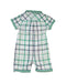 A Green Short Sleeve Rompers from Chateau de Sable in size 6-12M for boy. (Back View)