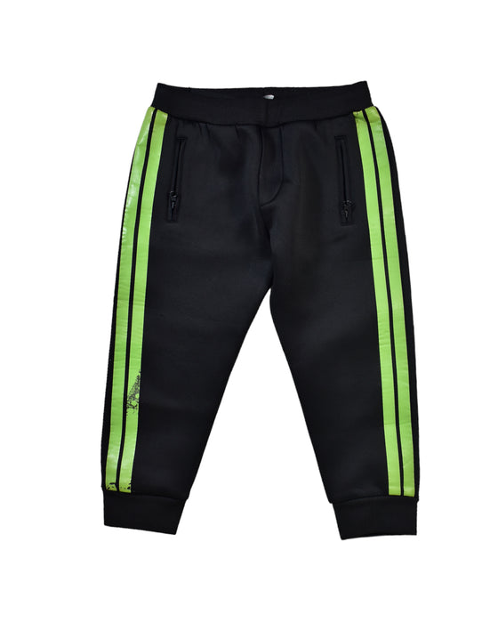 A Black Sweatpants from DSquared2 in size 6T for boy. (Front View)