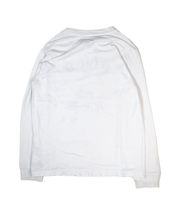 A White Long Sleeve Tops from Polo Ralph Lauren in size 7Y for boy. (Back View)