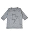 A Grey Long Sleeve Tops from Mini Munster in size 3-6M for boy. (Front View)
