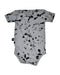 A Grey Short Sleeve Bodysuits from Nununu in size 12-18M for boy. (Back View)