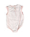 A Pink Sleeveless Bodysuits from The Little White Company in size 0-3M for girl. (Back View)