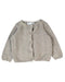 A Brown Cardigans from The Little White Company in size 0-3M for girl. (Front View)