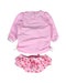 A Pink Swim Sets from Sunuva in size 6-12M for girl. (Back View)