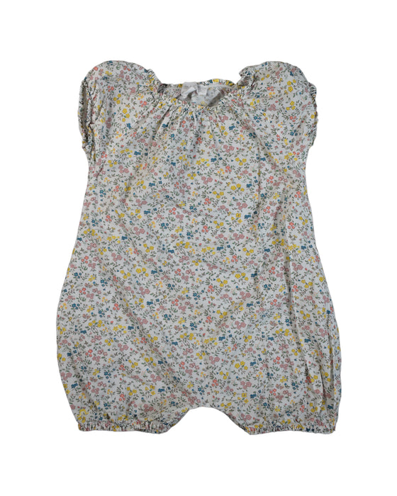 A Multicolour Short Sleeve Rompers from Chateau de Sable in size 3-6M for girl. (Front View)