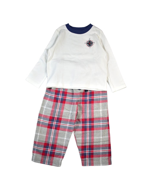 A White Pyjama Sets from Polo Ralph Lauren in size 3T for boy. (Front View)