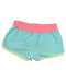 A Teal Swim Shorts from Sunuva in size 7Y for girl. (Back View)