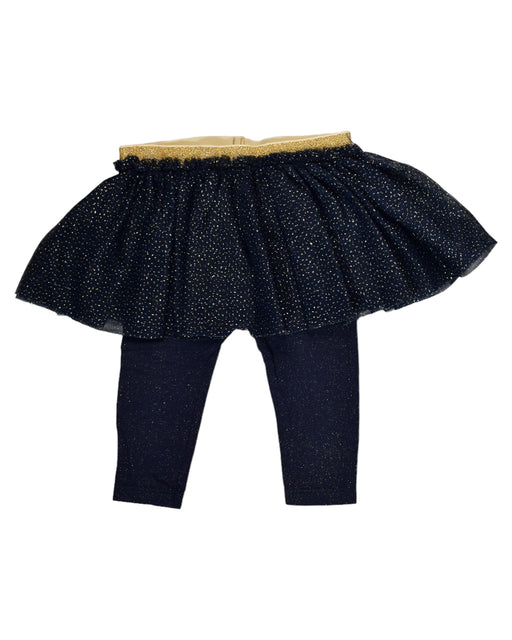 A Black Leggings from Petit Bateau in size 3-6M for girl. (Front View)