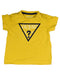 A Yellow Short Sleeve T Shirts from Guess in size 6-12M for boy. (Front View)