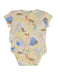 A Yellow Short Sleeve Bodysuits from Sea Apple in size 0-3M for girl. (Back View)