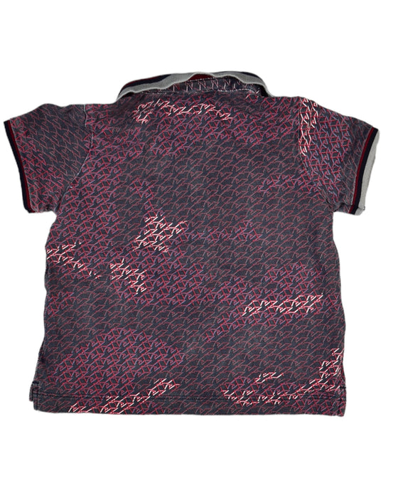 A Burgundy Short Sleeve Polos from Emporio Armani in size 12-18M for boy. (Back View)
