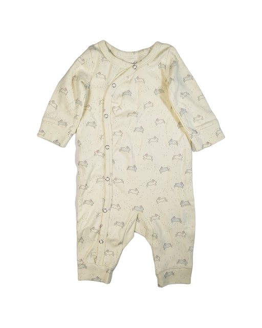 A Yellow Jumpsuits from Pehr in size 6-12M for boy. (Front View)