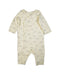 A Yellow Jumpsuits from Pehr in size 6-12M for boy. (Front View)
