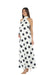 A White Sleeveless Dresses from Bohn Fabulous in size M for maternity. (Front View)