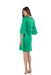 A Green Long Sleeve Dresses from Bohn Fabulous in size S for maternity. (Back View)
