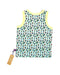 A Blue Sleeveless Tops from Poco Nido in size 6T for boy. (Back View)